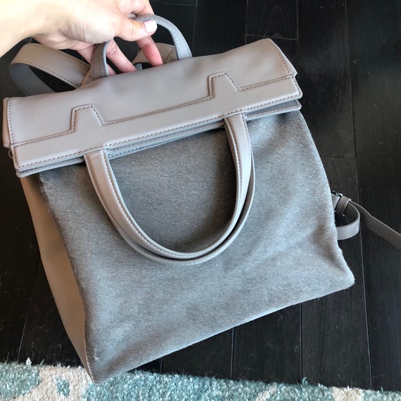 Alexander Wang Prisma Soft Lunch Bag- Pewter main image 7